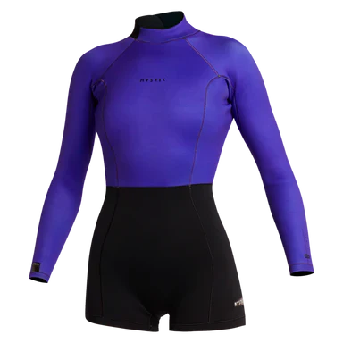 Mystic Womens Lunar 2/2mm Back Zip L/S Spring Suit - Image 3